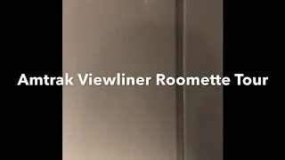 Amtrak Viewliner Roomette Tour