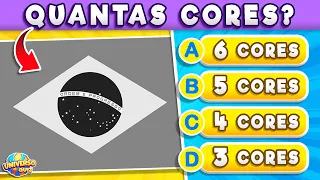 35 Jogos com Bandeiras 🎌 Adivinhe os Símbolos e Cores da Bandeiras I Quiz Geografia