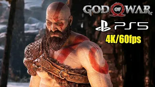 God of War - PS5 4K 60fps Enhanced Gameplay (Backwards Compatibility)