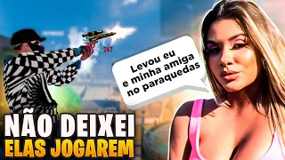 ELAS SE IMPRESSIONARAM COM A MINHA JOGADA E ME TELARAM A PARTIDA TODA!! FREE FIRE MOBILE