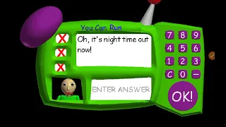 Baldi can run secret code code in comment