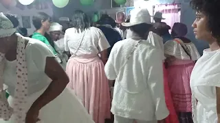 Mãe de santo Maria José de São Mateus marcando presença na casa do pai de santo Aguinaldo 🥁📿💃