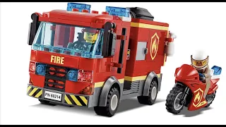 Lego City 60214 Burger Bar Fire Rescue Speed Build