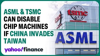 ASML and TSMC can disable chip machines remotely if China invades Taiwan