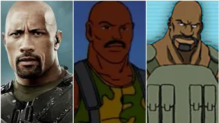 Evolution of "Roadblock" in Cartoons and Movies. (G.I. Joe)