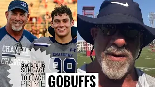 Bill Goldberg REACTS To Son Gage Goldberg COMMIT To Coach Prime “GOBUFFS”🦬
