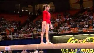 Dominique Moceanu - Balance Beam - 1996 U.S Gymnastics Championships - Women