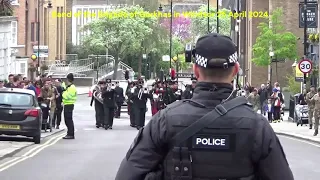 Band of the Brigade of Gurkhas in Windsor 25 April 2024