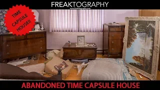 AMAZING Abandoned Time Capsule House Urban Exploring with Freaktography Everything Left Behind