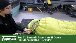 Sea To Summit Ascent Ac II Down Sleeping Bag Regular