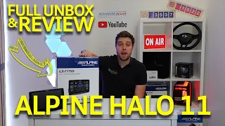 Alpine Halo 11 - iLX-F115D | Full UK Unboxing, Review, Demo & Run-Through. Massive 11" Screen!