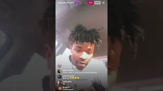 Bundles FVG Plays Unreleased Song On IG Live