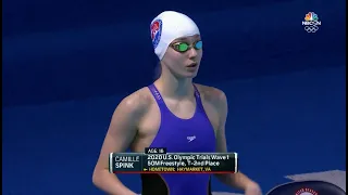 Women's 50M Freestyle Wave II Semi-Finals Olympic Trials 2021