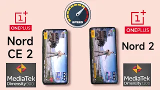 OnePlus Nord 2 CE 2 vs Nord 2 Speedtest Comparison Dimensity 900 vs 1200 #bgmi #oneplus