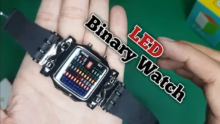 Binary Watch | How to Read Or Set the  Date  & Time (LED Watch)