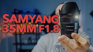 SAMYANG 35mm F1.8 📸Objetivo para cámaras Sony