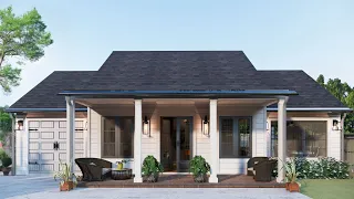 Cozy and Elegant: Unveiling the Perfect 1-Story House Design