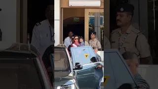 Ranbir Kapoor,alia and raha at Kalina airport