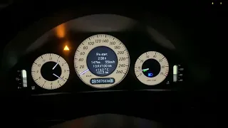 Mercedes E500 acceleration.