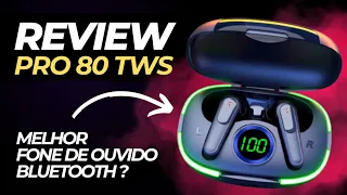 PRO 80 TWS - FONE DE OUVIDO BLUETOOTH - É BOM? - VALE A PENA? REVIEW + UMBOXING! 🎧 #pro80tws