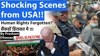 US University Protests over Israel Hamas War Shocks the World | Human Rights Forgotten?