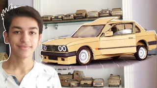 Making a car from cardboard / how to make a model car / BMW E30 / KENDINYAP / DIECAST