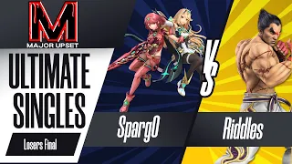 Sparg0 (Pyra/Mythra, Cloud) vs Riddles (Kazuya) - Ultimate Singles Losers Final - MAJOR UPSET