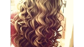 Как сделать голливудские локоны .Big loose curls.Объемные локоны