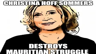 Christina Hoff Sommers DESTROYS Mauritian Struggle On 1 In 5 Figure