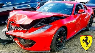 IMPOSSIBLE 2018 Ferrari 812 Superfast Rebuild!! - HORRIBLE DAMAGE!! [Part 2] (VIDEO #84)