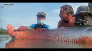 Arapaima Fishing in Thailand at Jurassic