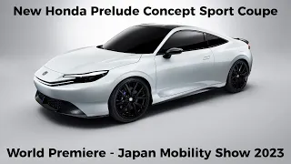 New Honda Prelude Concept Sport Coupe | World Premiere - Japan Mobility Show 2023 | Motor Continent