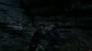 Arthur vs Micah unused animation and voice line | Red Dead Redemption 2