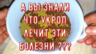 Дедушка пил укропную воду утром и на ночь! Вылечил 10 болезней, прожил 107 лет!