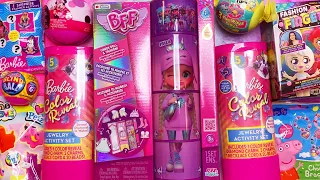 31 MYSTERY SURPRISE TOYS Fashion Fidgets Barbie Color Reveal ASMR Unboxing Mystery Boxes