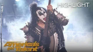 KISS Performs Detroit Rock City on AGT   America's Got Talent 2018