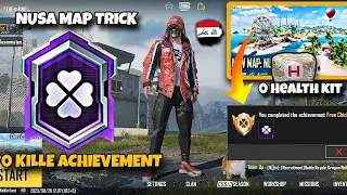 How To Complete (Free Chicken Dinner) Achievement In NUSA Map | Get Pacifist title I PUBG Mobile