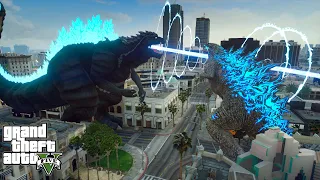 Legendary Godzilla vs Godzilla Ultima EPIC Battle - GTA V Mods
