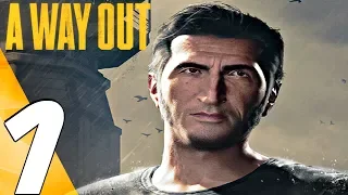 A WAY OUT - Gameplay Walkthrough Part 1 - Prologue (Full Game) PS4 PRO