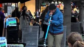 Nik Didge, Melbourne, Australia street performance