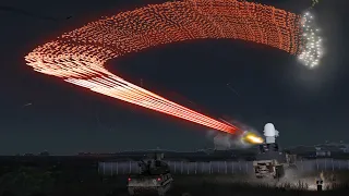 F-16 Fighter Jet Shot Down by Tunguska Anti Air Tank & C-RAM System - Military Simulation - ArmA 3