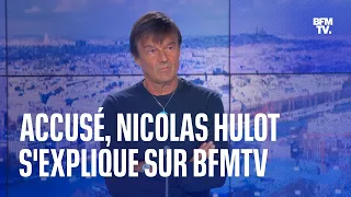 Accusé d'agressions sexuelles et de viol, Nicolas Hulot s'explique sur BFMTV