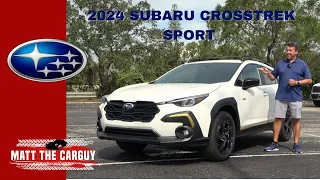 Is the redesigned 2024 Subaru Crosstrek Sport the best sub compact SUV? Full review and test drive.