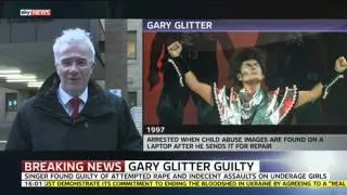 Gary Glitter Found Guilty Of Sex Offences Against Underage Girls