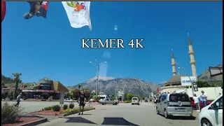 Kemer  Drive 4K - Driving in Kemer, Antalya Turkey [4k Ultra HD]