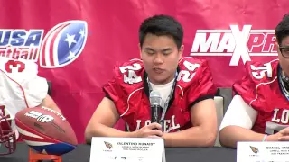 Valentino Kunaidy from Lowell on his football experience