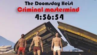 The Doomsday Heist Criminal Mastermind Speedrun [4:56:48] (3 players) - GTA V Online