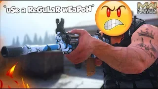 "uSe a ReGuLaR wEaPoN" (Modern Warfare Knife Only Rage Reactions)
