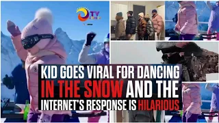 kid goes viral for dancing in the snow and the Internet's response is hilarious 😂