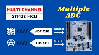 Multi-Channel ADC with STM32 using DMA and Interrupt– Multiple Analog Sensors